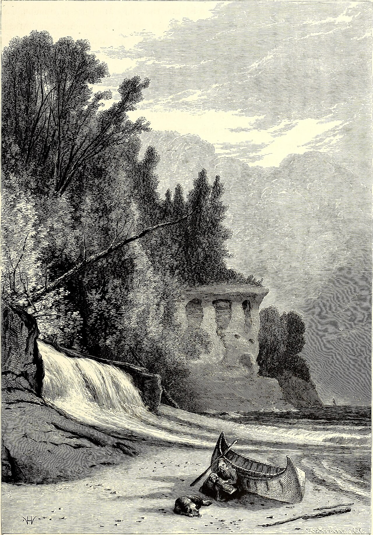 haunted forest fog (foto: Internet Archive Book Images / No restrictions, Wikimedia Commons)