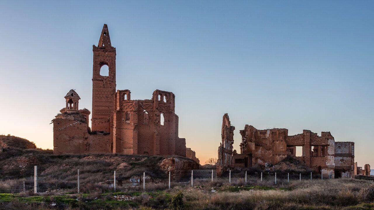 Belchite ruins