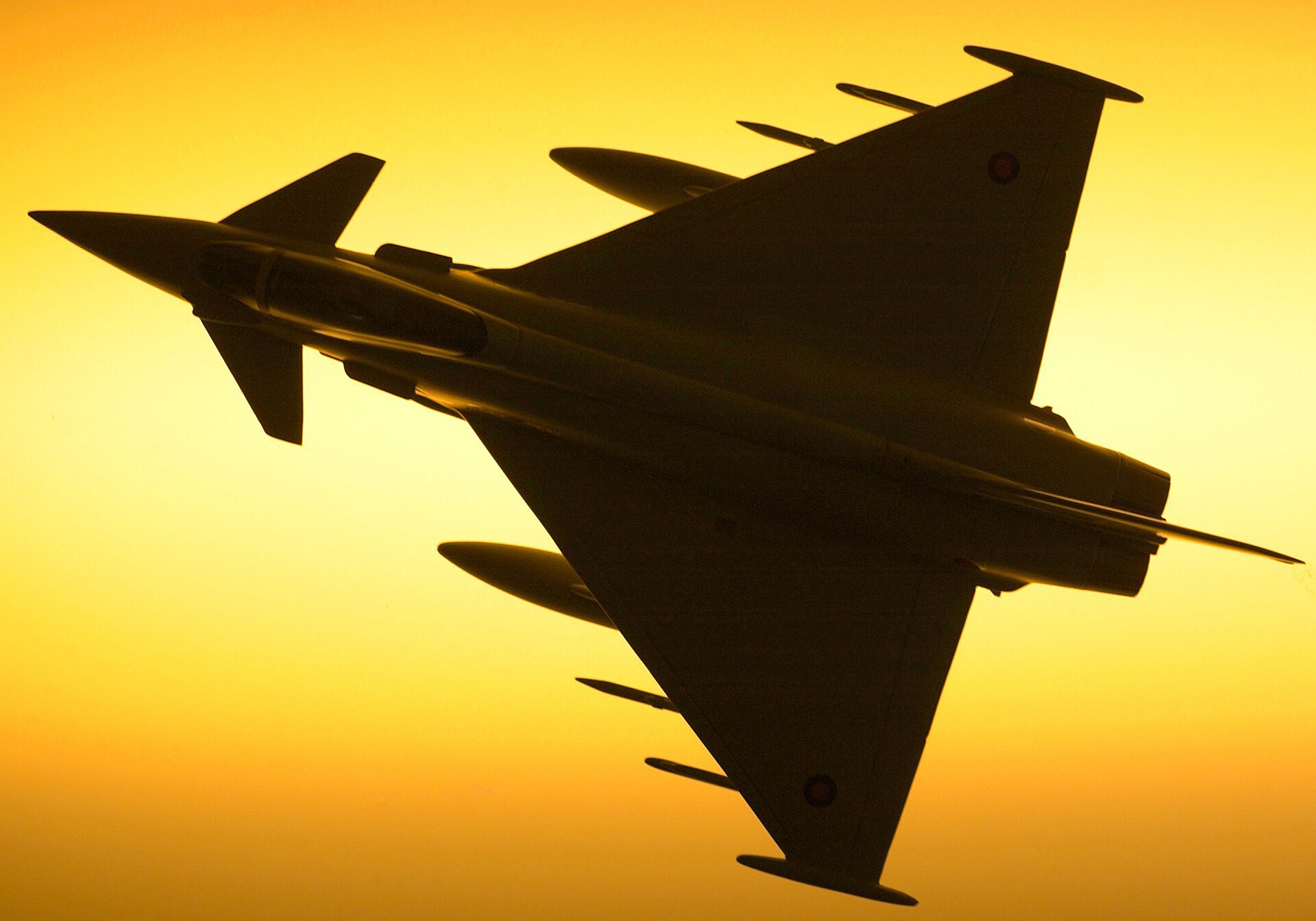 military fighter jet sky